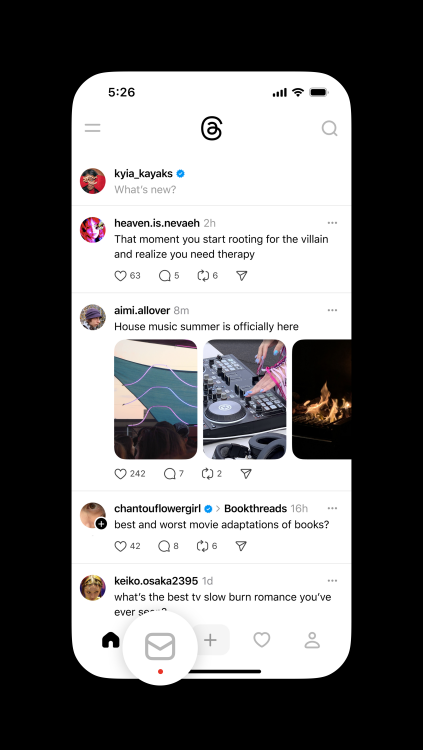 How to send a DM onInstagram's Threads