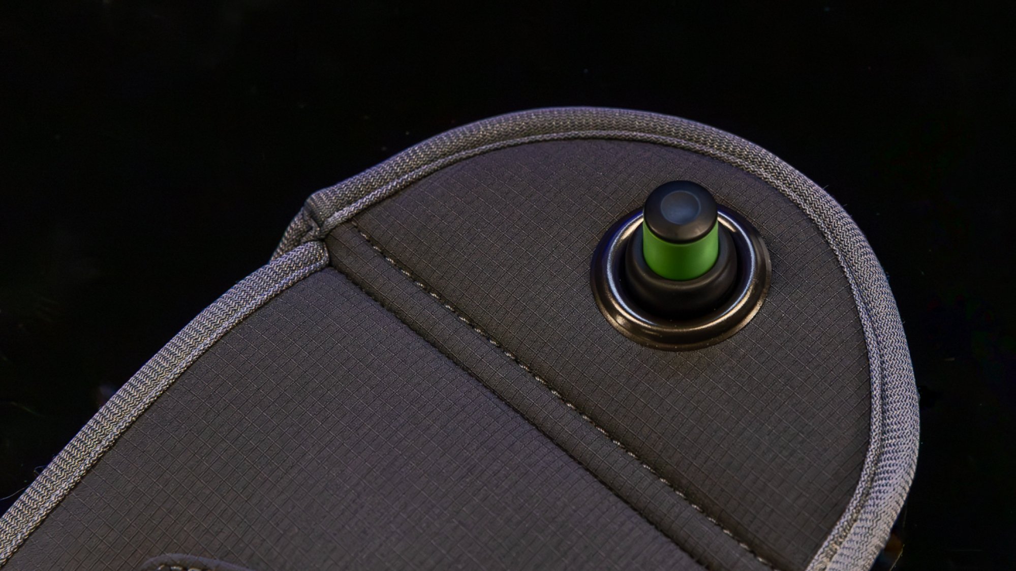 A close-up image of the magnet lock on a Yondr pouch.