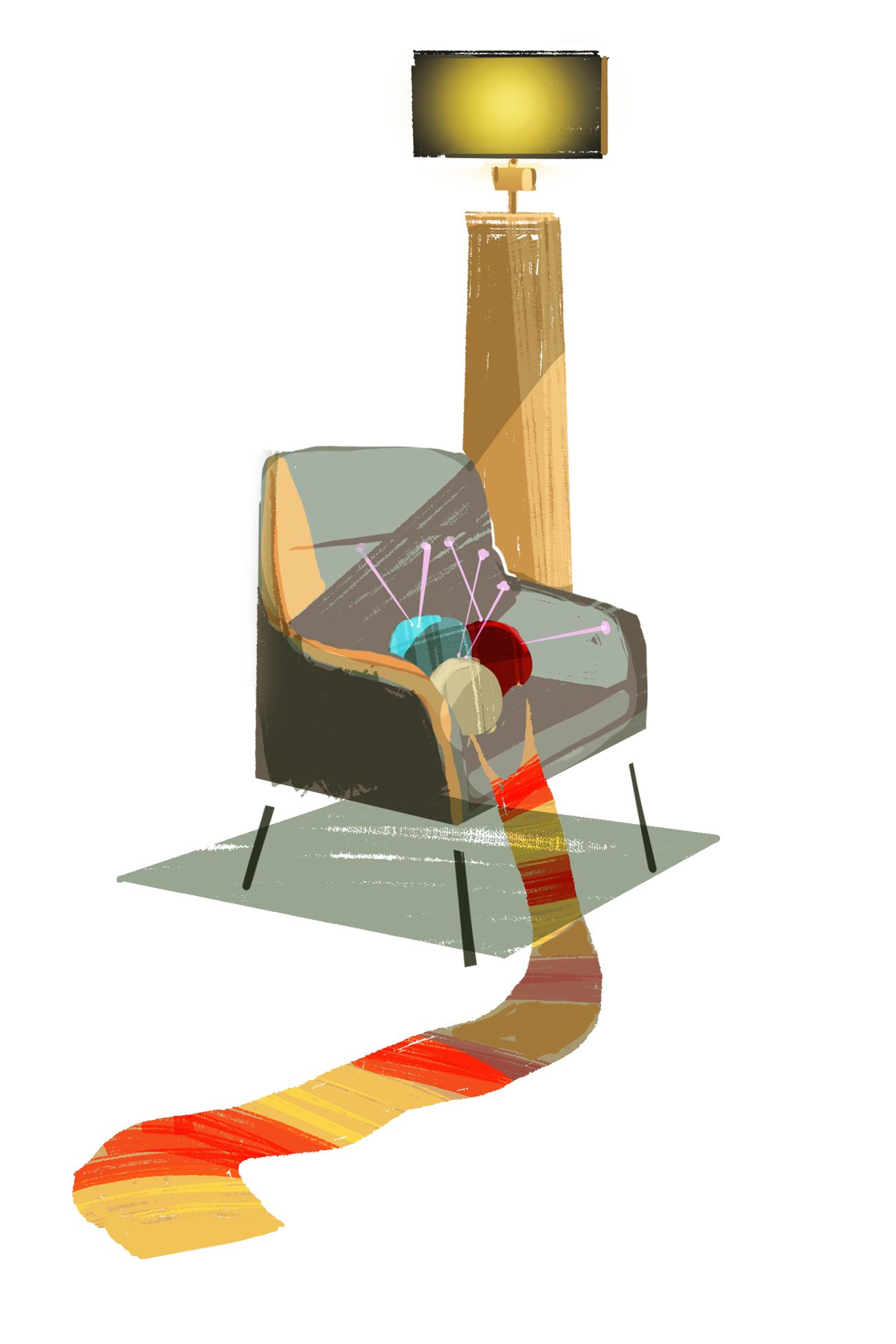 Image may contain Lamp Furniture and Table Lamp