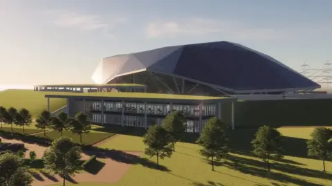 Rolls-Royce Artist's impression of a small nuclear power station