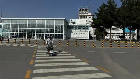 Getty Images File photo of Kabul International Airport from 2024
