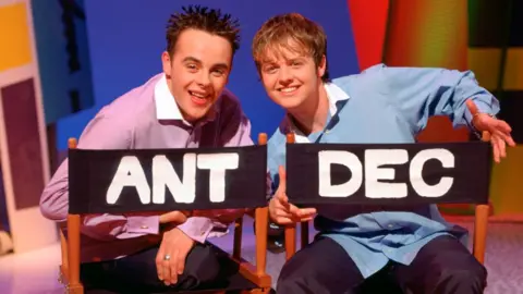 Ant and Dec pictured in 1995